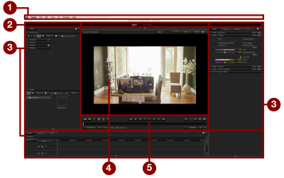 REDCINE-X User Interface